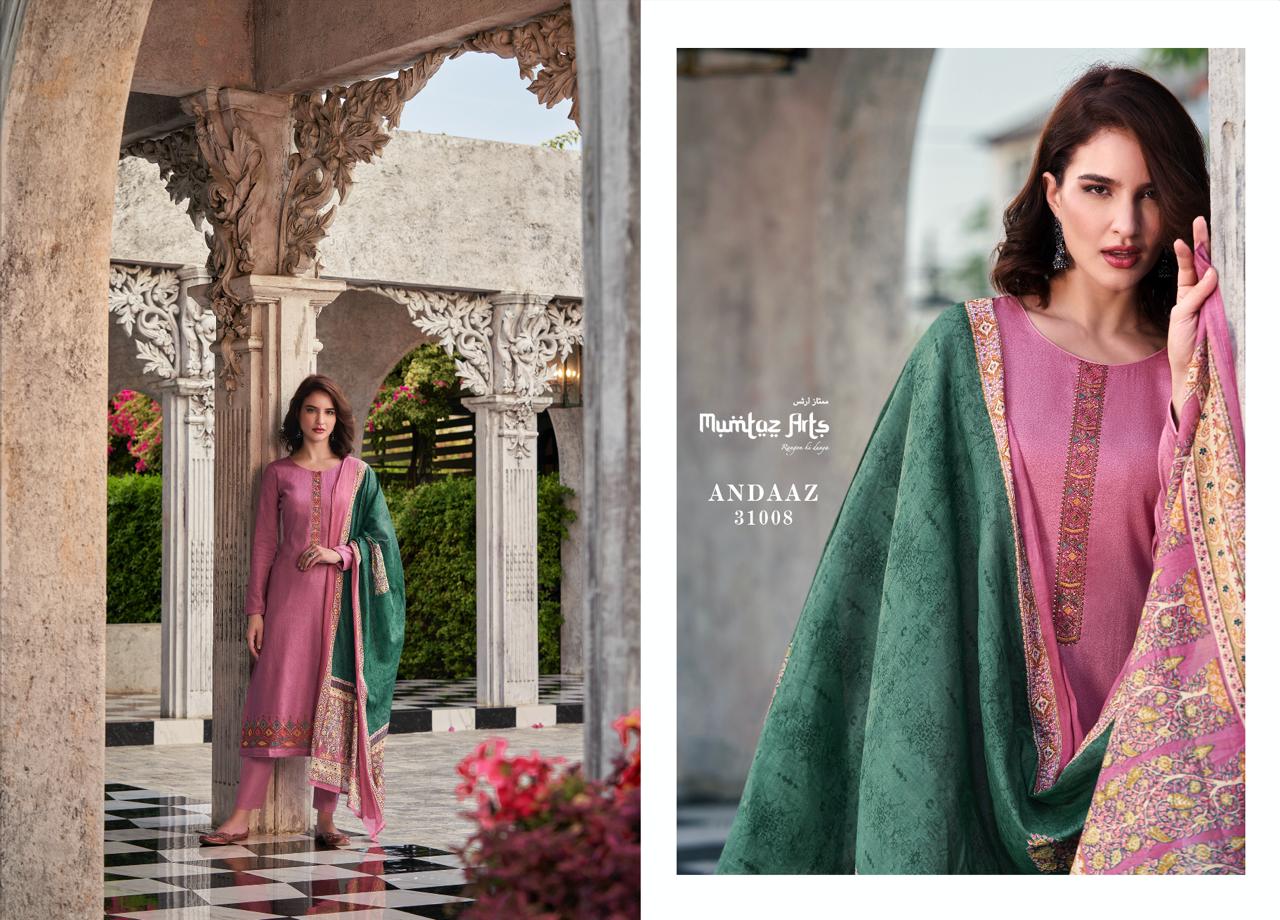 Andaaz By Mumtaz Jam Satin Printed Designer Salwar Suits Wholesale Shop In Surat

